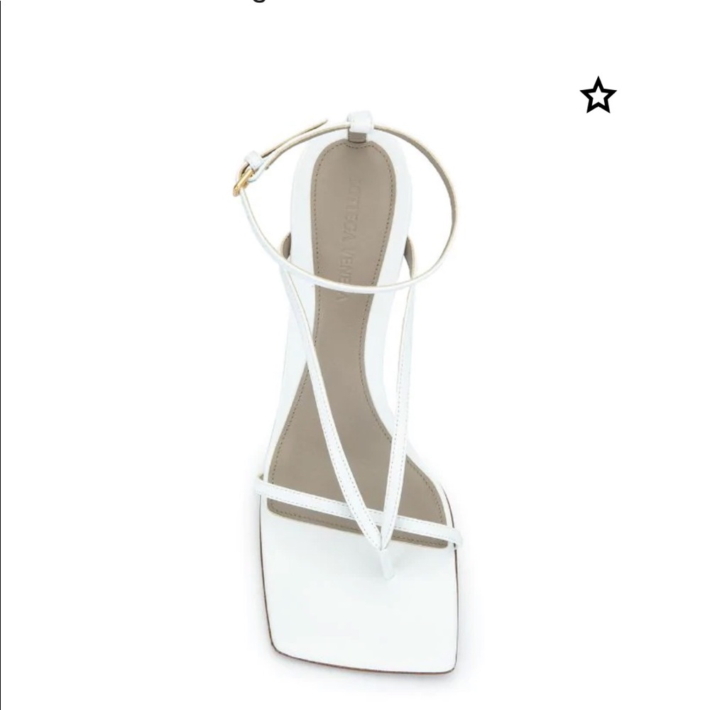 Bottega Veneta Square Toe High Heel Sandal